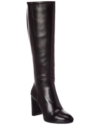 Stuart Weitzman Babette Platform Zip Leather Boot