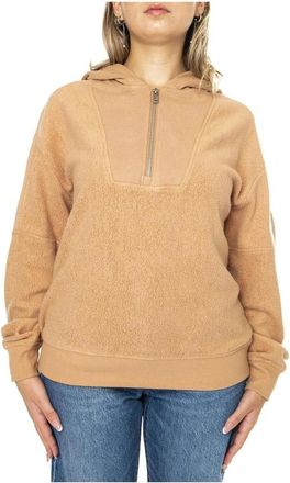 UGG Half-Zip Hoodie - Dames - Vesten met rits - Bruin - XS - Hoodies & sweatvesten