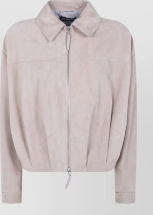 DRHOPE suede bomber jacket