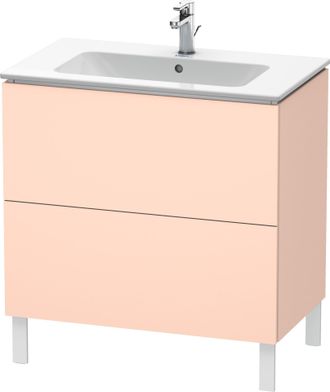 Duravit Duravit L-cube Vanity Unit Vertical, Anchura 820mm, Profundidad 481mm, 2 Extra&iacute;bles, Adecuado Para M&iacute; Por Starck Art&iacute;culo 233683, Color: Albaricoque P