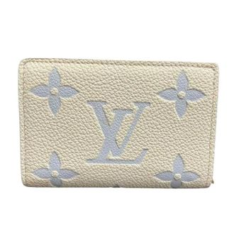 Louis Vuitton Pre-owned Wallets, female, White, Size: ONE SIZE Pre-owned Portefeuille Claire Monogram Empreinte Wallet