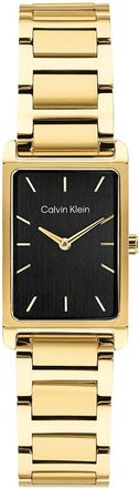 Calvin Klein Mens Minimalist Rectangle Bracelet Watch - Black - OS