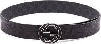 Gucci Reversible Belt With Interlocking G Buckle