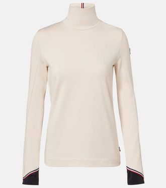 Moncler Top da sci a collo alto