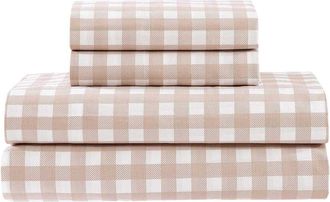 Stone Cottage 200 Thread Count Cottage Check Cotton Percale Sheet Set