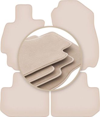 OEM Alfombrillas Premium Beige Para: Subaru Forester V Suv 2016