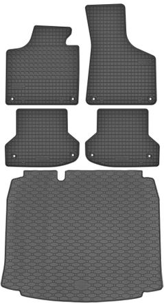OEM Juego De Alfombrillas De Goma Para Coche Y Maletero Para Audi A3 Ii 8p Sportback (2004-2013)