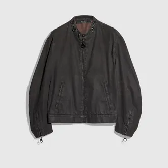 Gucci Cotton Viscose Denim Jacket With Horsebit, Size 44 IT, Brown