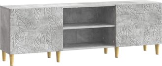 vidaXL Mueble De Tv 150 X 31 X 50 Cm Gris Hormig&oacute;n Vidaxl