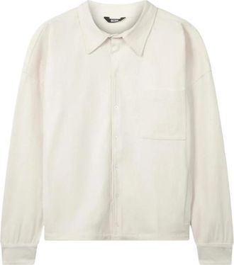GCDS Sovracamicia da Lavoro - - Shirts - Uomo - Beige - S