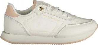 Tommy Hilfiger Essential Runner - Dames - Sneakers - Wit - 39 EU - Leer - Schoenen