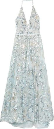 Saiid Kobeisy Embroidered Long Dress