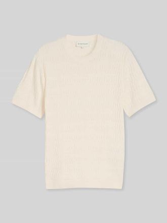 Tom Tailor Regular Fit Pullover aus reiner Baumwolle in Ecru, Gr&ouml;&szlig;e XXXL