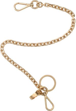 Maison Margiela Gold-tone Metal Keychain with Oval Links