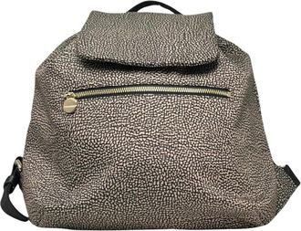 Borbonese Middelgrote Schoudertas - Dames - Rugzakken - Beige - ONE Size - Tassen