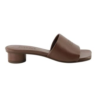 Maison Margiela Heeled Mules, female, Brown, Size: 8 1/2 US Anatomic Heeled Sandals