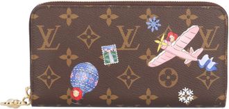Louis Vuitton Brown Multi-Color Monogram Canvas Long Wallet (Bi-Fold) (Pre-Owned)