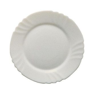 Bormioli Rocco Plato Mesa Llano 23,5cm Ebro Blanco Cristal Bormioli