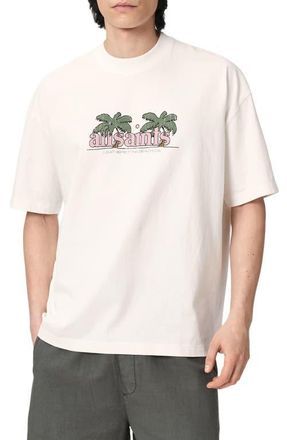 AllSaints Troppo Graphic T-Shirt in Chalk White at Nordstrom, Size Xx-Large