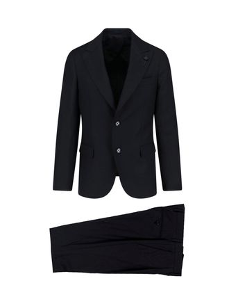Lardini Single-breasted Suit Black