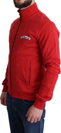 Dolce & Gabbana Mens Logo-Embroidered Cardigan Cotton Spandex Nylon