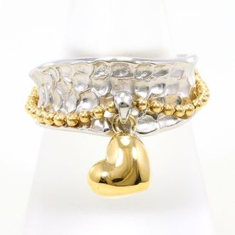 C&A Platinum Yellow Gold Yellow Gold (18K) Platinum 900 Band Ring (Pre-Owned)