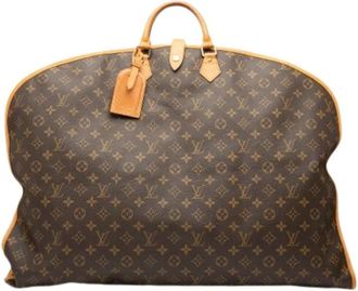 Louis Vuitton Pre-owned Weekend Bags, female, Brown, Size: ONE SIZE Pre-owned Canvas Weekend Bag