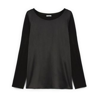 Fiorella Rubino Mujer, Camisetas, Negro, Talla: XL
