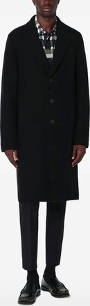 Harris Wharf London Cappotto monopetto in lana vergine - Nero