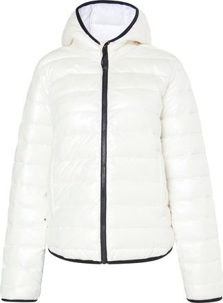 Mymo Glanzend gewatteerd jasje Dames wolwit