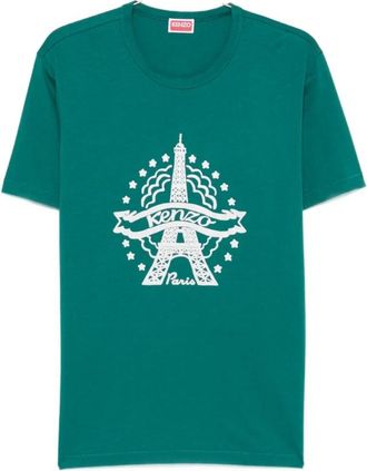 Kenzo T-shirts en Poloshirts Groen - Heren - T-shirts - Groen - XL - Tops