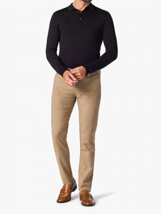 34 Heritage Verona Chino Pants In Khaki High Flyer