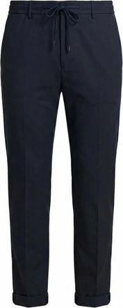 PESERICO Viscose-blend Jogger Broek - Heren - Slim Fit Broeken - Blauw - L - Katoen - Broeken