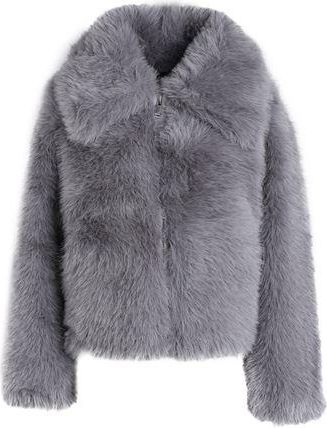 Topshop ROPA DE ABRIGO - Borreguito y pelo ecol&oacute;gico en YOOX.COM