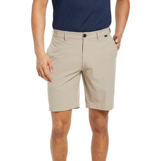 Travis Mathew Starnes Stretch Performance Shorts in Khaki at Nordstrom Rack, Size 40