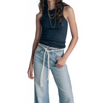 ASKK NY Rib Tank Top In Navy