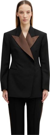 Wales Bonner Suite Tuxedo Jas - Dames - Blazers - Zwart - XL - Katoen - Jassen