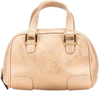 Loewe Pre-owned Mini Bags, female, Yellow, Size: ONE SIZE Pre-owned Satchel