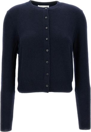 Lisa Yang Cardigan con bottoni - Blu