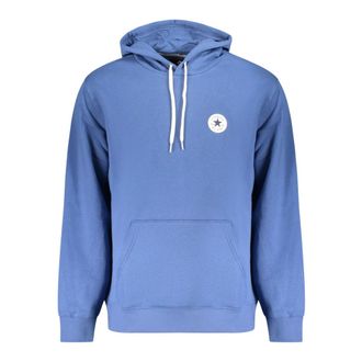 Converse Hoodies & sweatvesten, Heren, Blauw, M, Katoen, Chuck Patch Pullover Hoodie
