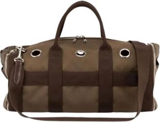 Herm&egrave;s Borsa per trasporto cani Pre-owned - - Pre-owned - Donna - Marrone - ONE SIZE
