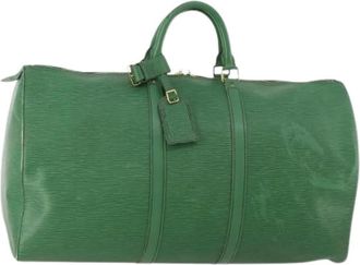 Louis Vuitton Pre-owned Weekend Bags, female, Green, Size: ONE SIZE Pre-owned Boston Bag