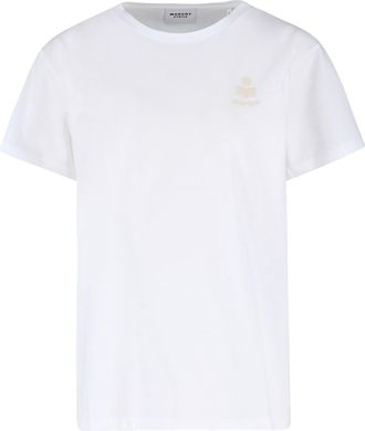Isabel Marant Cotton Embroidered Crewneck T-Shirt