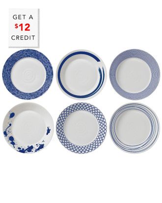 Royal Doulton Pacific Pasta Bowls (Set Of 6) With $12 Credit