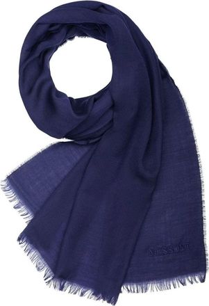 Missoni Sjaal - unisex - Accessoires - Blauw - Maat: ONE Size Wol