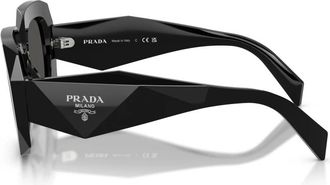 Prada Sunglasses, unisex, Black, Size: 54 MM B23S Square Sunglasses