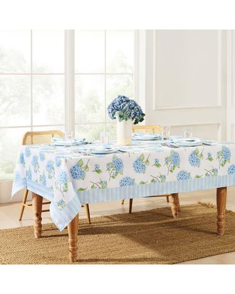 Elrene Nantucket Hydrangea Garden Tablecloth