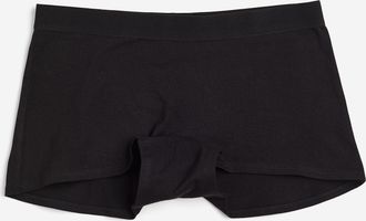 H&M 3er-Pack Baumwollslips Shortie - Schwarz