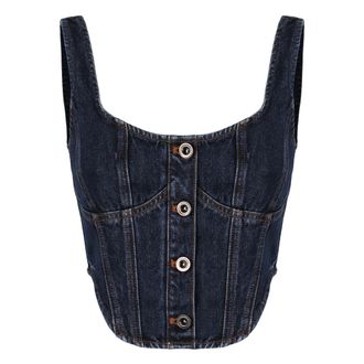 Self Portrait Dames, Tops, Blauw, Maat: 3XS