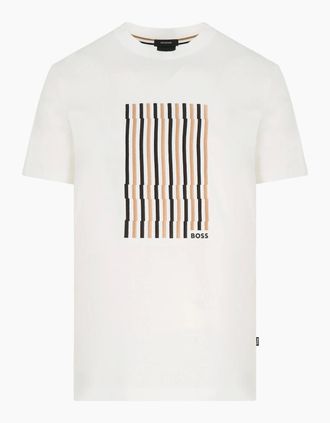 HUGO BOSS Mens C Thompsom 41 T-Shirt White - Size: 44